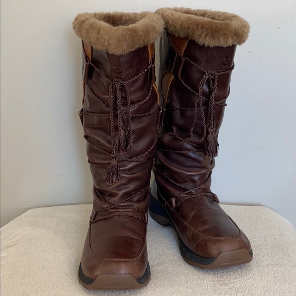 ULU Winter Leather Brown Boots